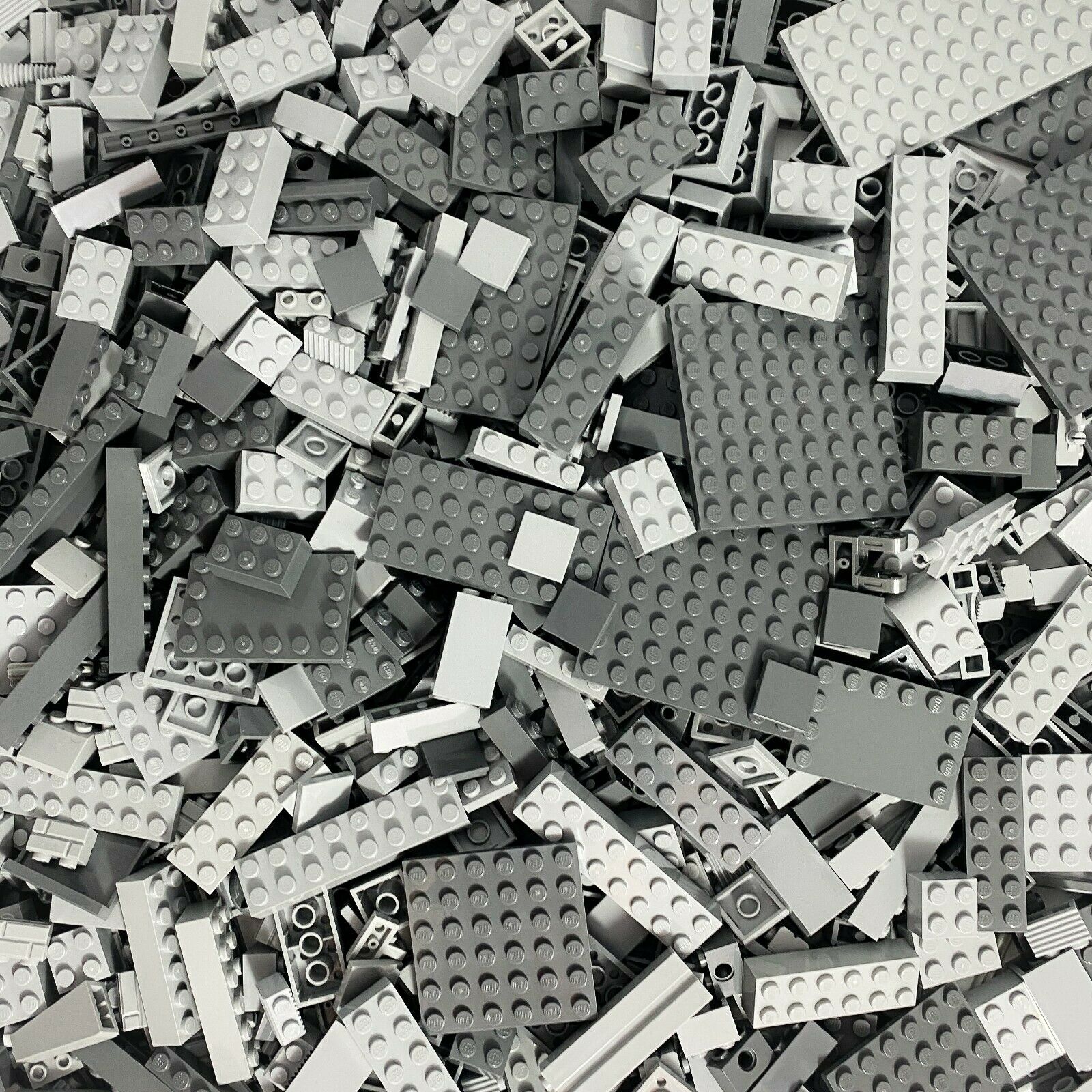 LEGO Wand 2x5x6 Grau alt Dunkel-Graue Steine 