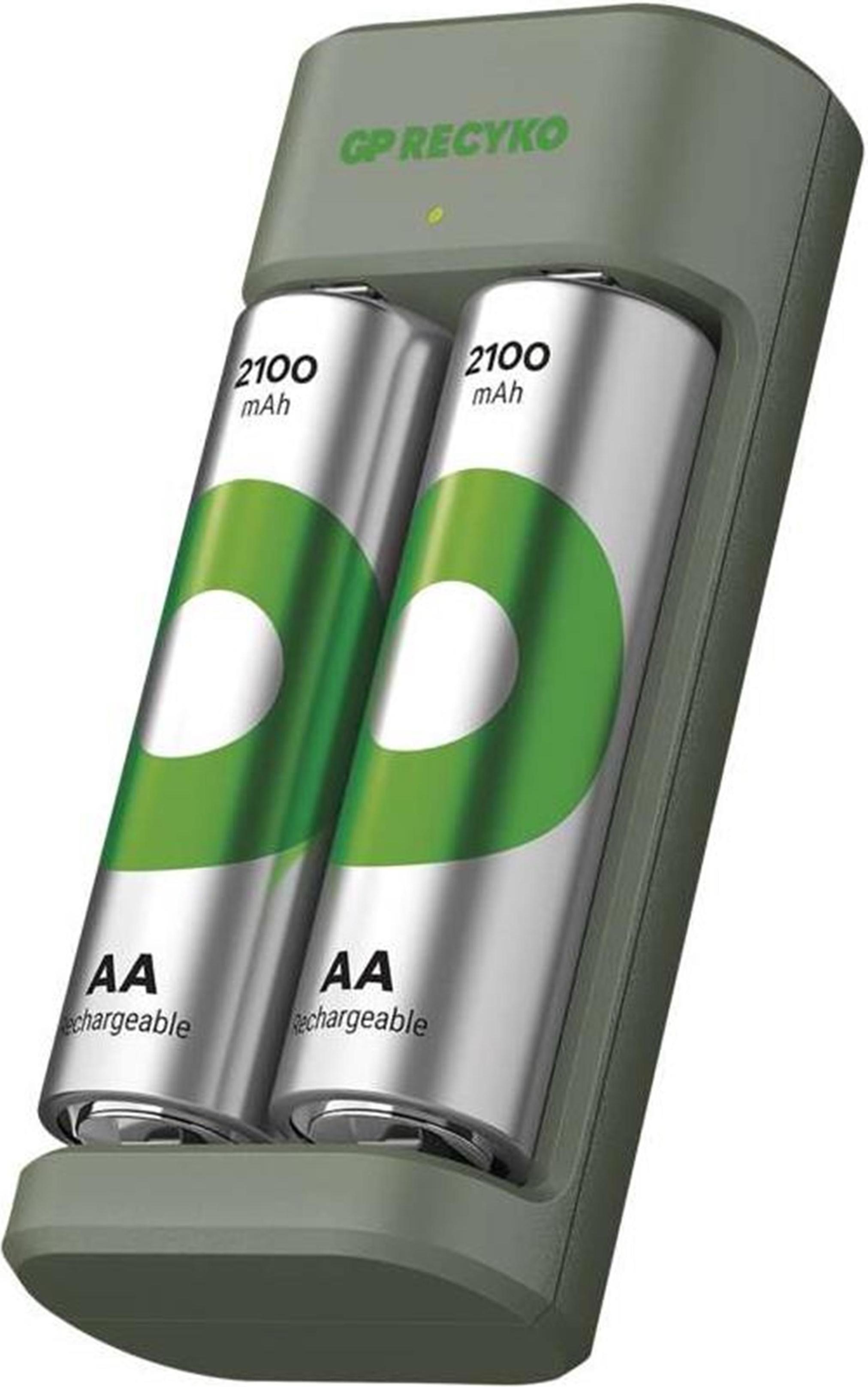 GP Eco E221 + 2x AA 2100mAh
