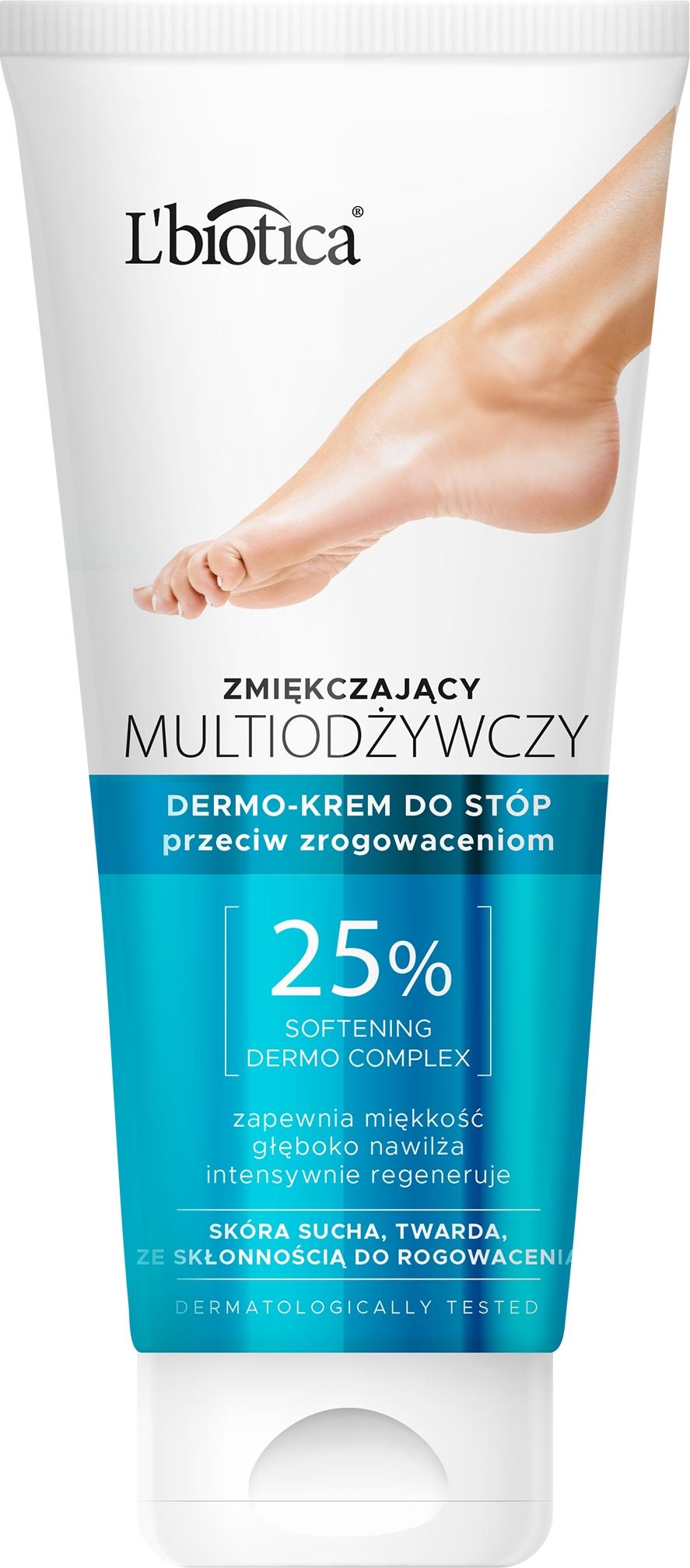 L´Biotica L'BIOTICA Dermo Anti-Hornhaut Fußcreme, weichmachend, 100 ml
