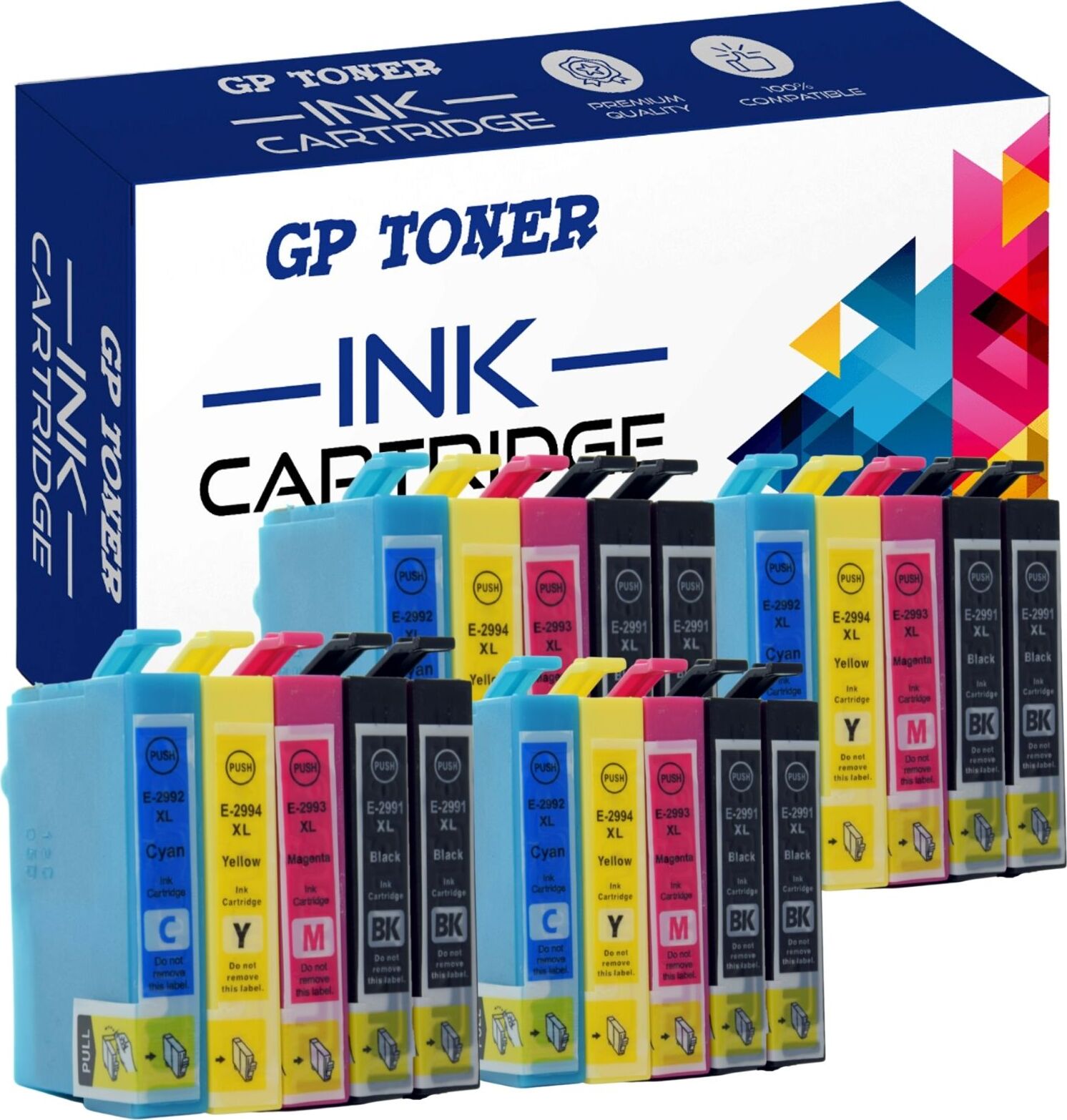 20x Kompatibilna Kazeta pro Epson 29XL XP-235 245 247 330 332 342 345 432 435 442 445