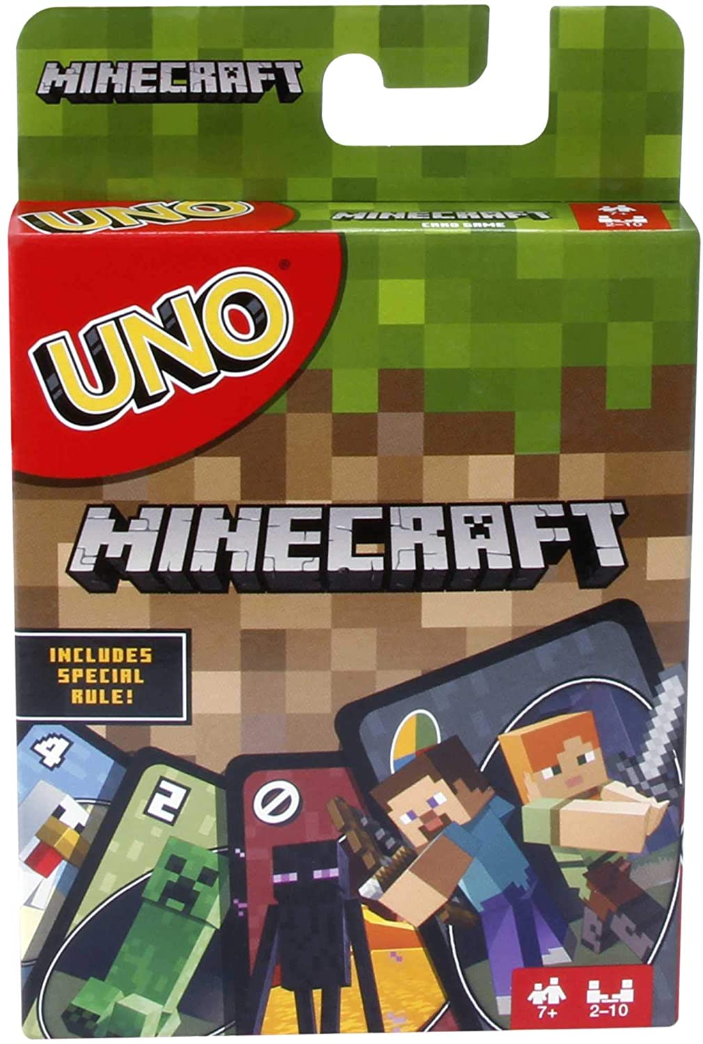 Sonstige UNO Minecraft Kartenspiel, für Kinder und Familie geeignete Kartenspiele FPD61 MtGames-FPD61
