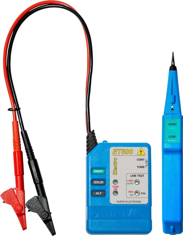 Kurth Electronic GMC Instruments GOSS KE501 Elektro-Leitungssucher Kit Easytest500 Probe510 D150C 0.49564