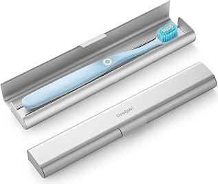 Akhan Oralphi Alu-Zahnbürstenetui, Tragbares Reiseetui aus Aluminium für Handzahnbürsten – Leicht, Hygienisch & Langlebig, Ideal für Reisen, Camping, Business & Badezimmer-Silber 174808986