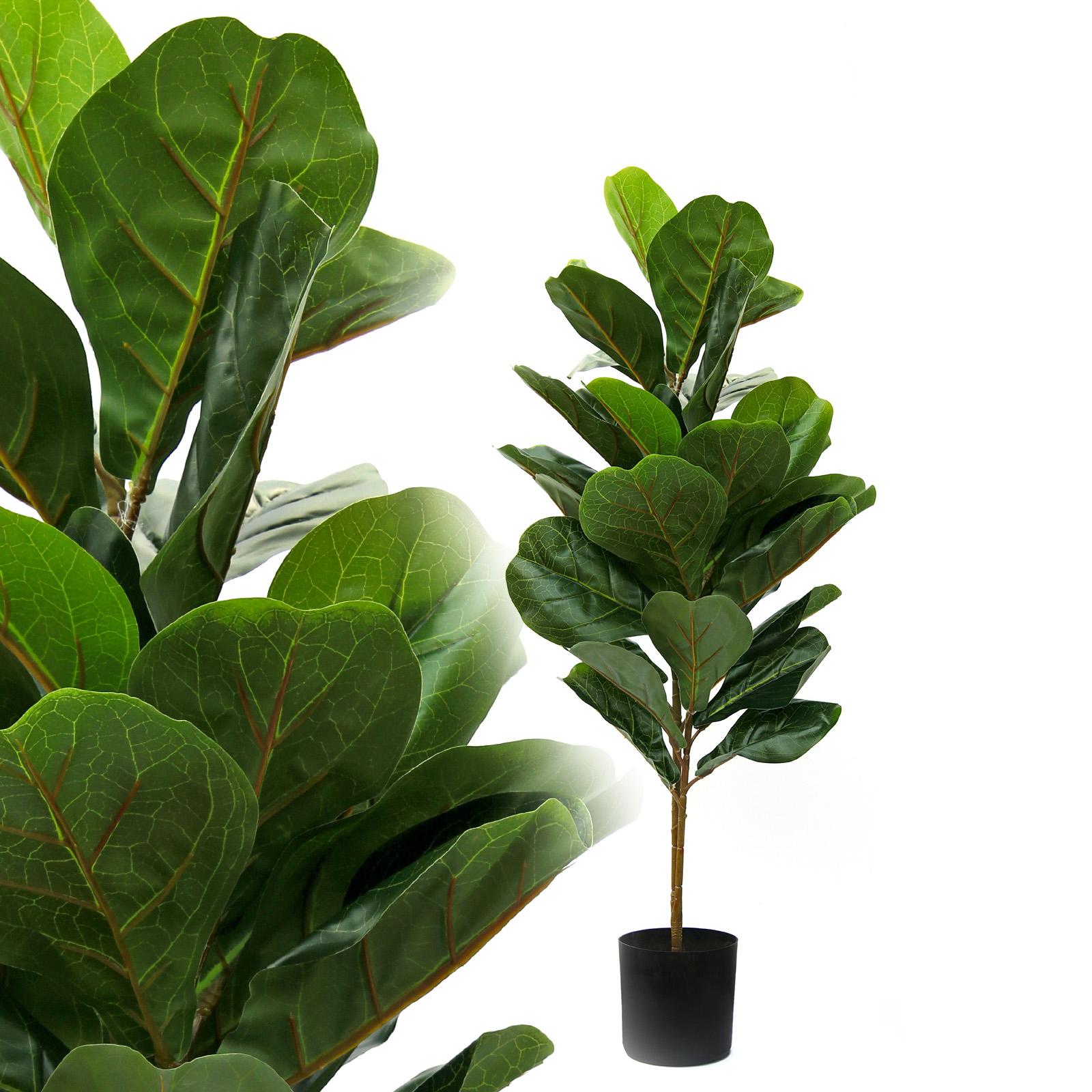 Ficus Geigenfeige 95 cm wie echt knstlich Kunstpflanze