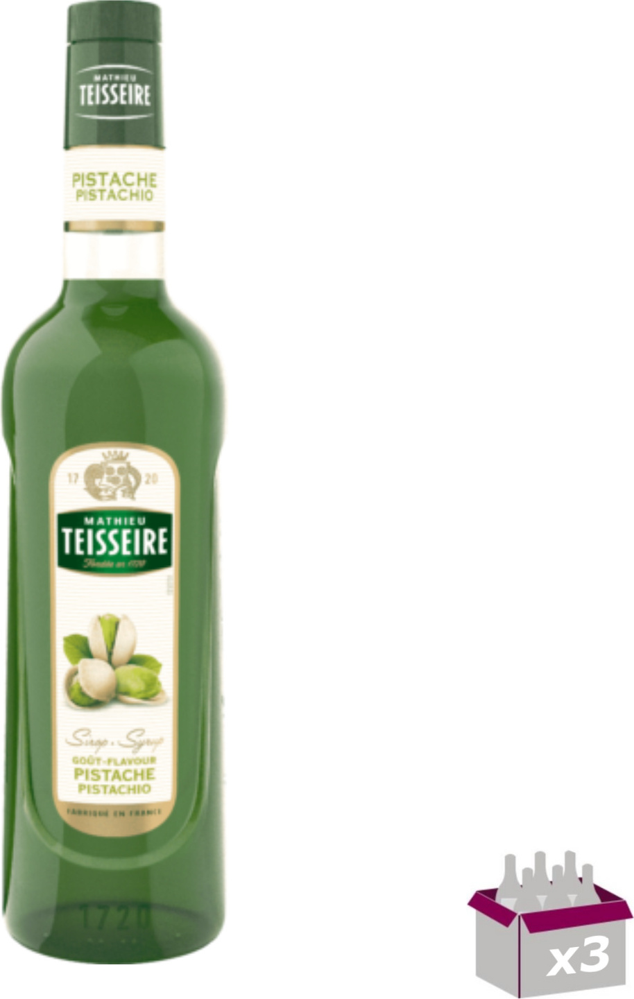 Los 3 - Teisseire - Pistaziensirup - 70cl