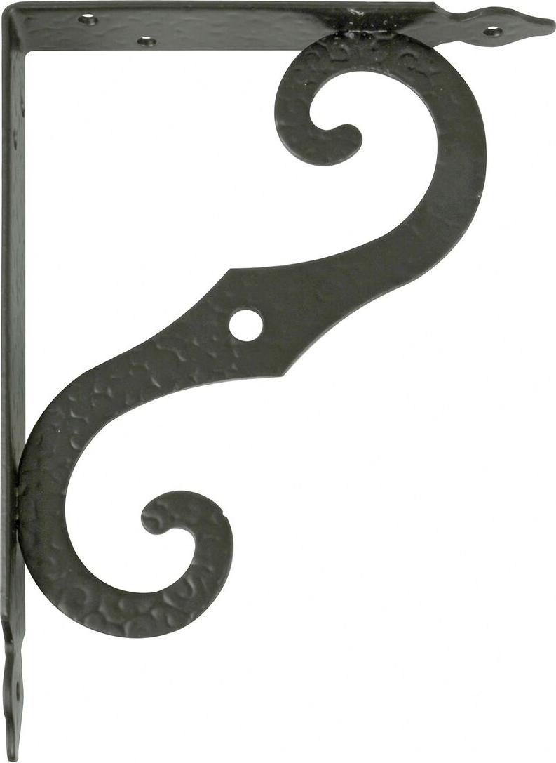 Wandhalterung AMIG 2-8 202 Regale Schwarz Stahl (20 x 15 cm) S7910020