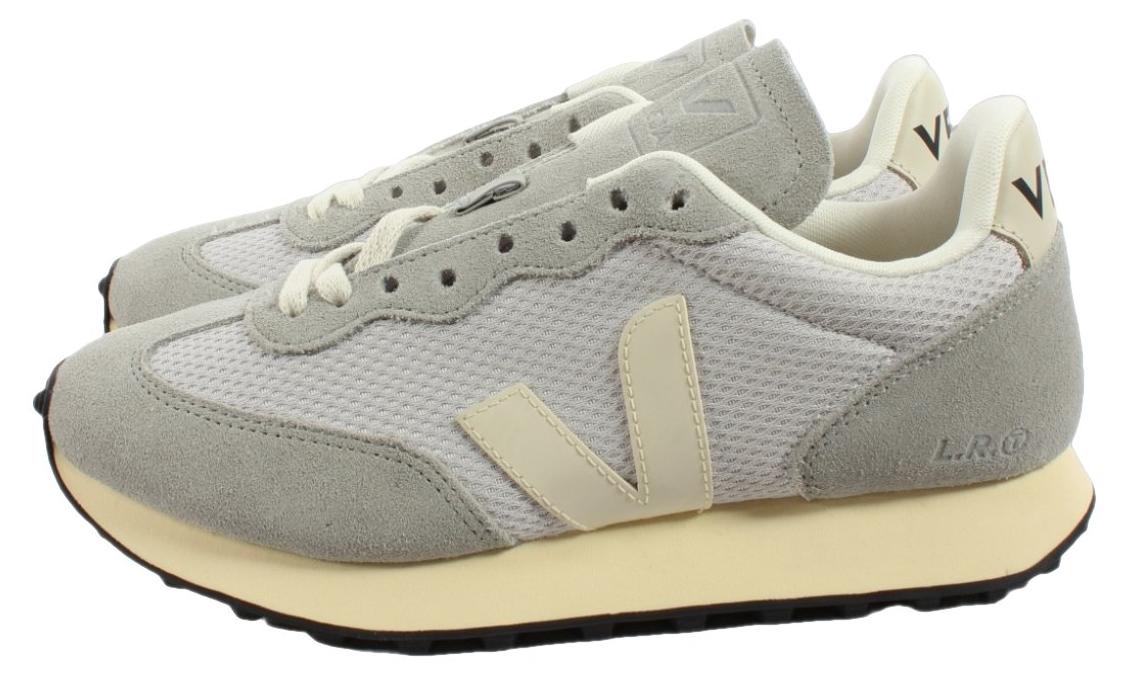 Veja Rio Branco Fabric Suede Damen Mesh Sneaker in Grau – 4 Großbritannien - 37 EU - 6 US / Grau rb1803534a380 rio branco