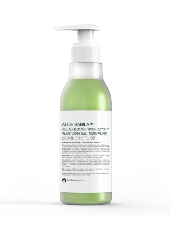 Botanicapharma - Aloe Sabila Aloe Gel 100 % rein 250 ml BOTANICAPHARMA_Aloe Sabila el aloesowy 100% czysty 250ml