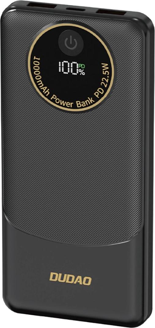 Powerbank Dudao K12 10000mAh PD22.5W USB-A, USB-C Schwarz B-8895