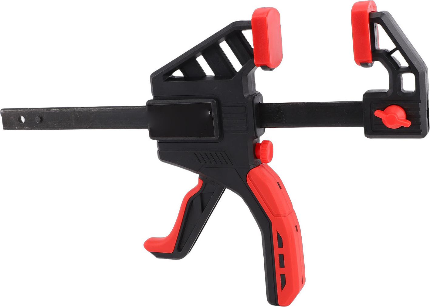 KKmoon Bar Clamp 6 Zoll Trigger Heavy Duty F Clamp Spreader mit 150 LBS Lastgrenze für die Holzbearbeitung Tischlerei K_1011250336211_251225_50223