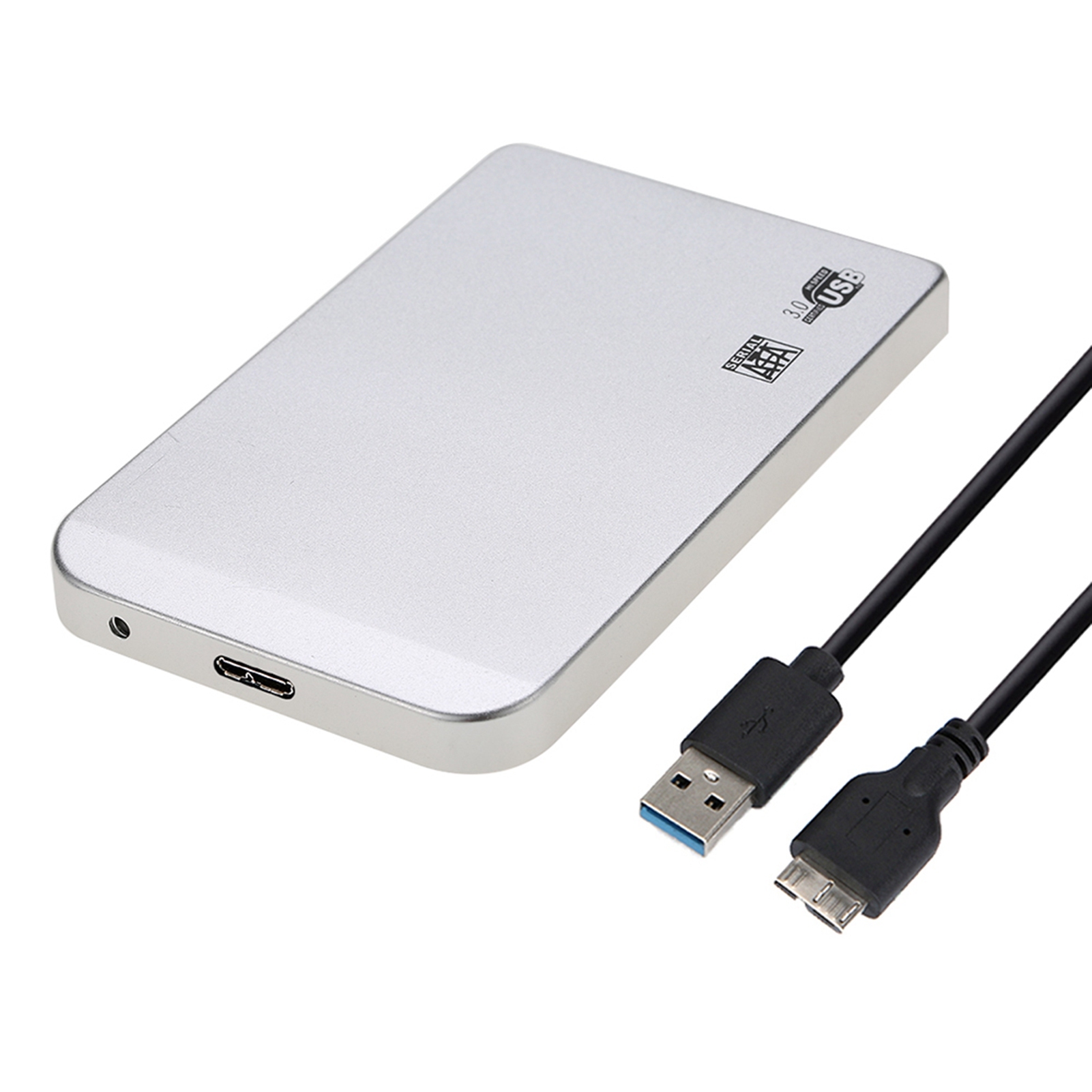 Cocosity Festplattengehäuse,Festplattengehäuse aus Aluminiumlegierung,Festplattengehäuse aus Metall,6Gbps Festplattengehäuse,USB3.0 Festplattengehäuse