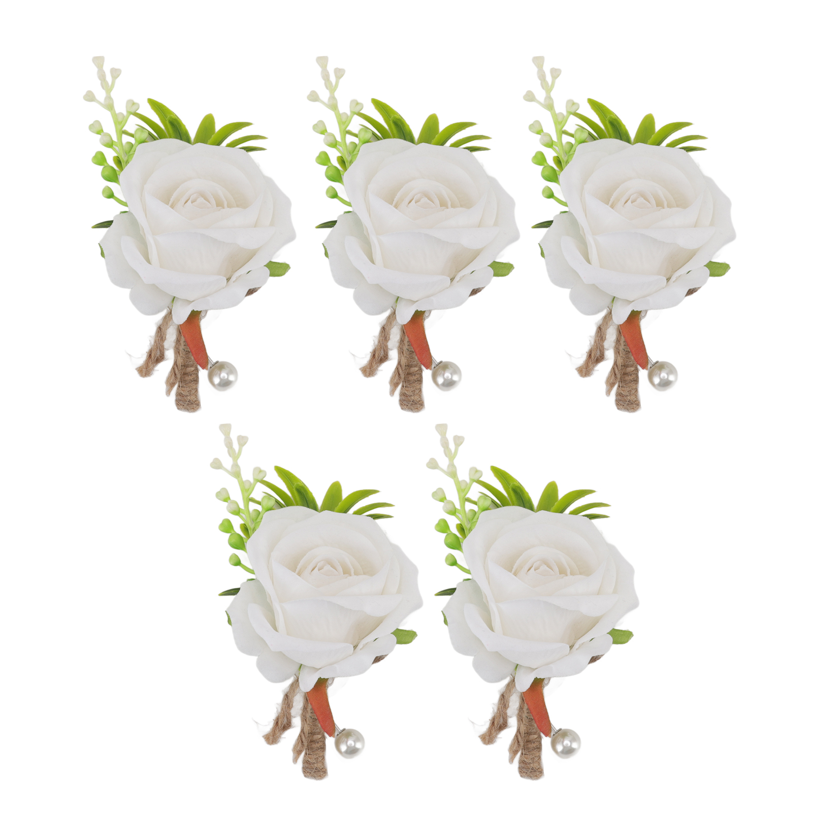 Cocosity Hochzeit Corsage Rose,Hochzeit Boutonniere,Künstliche Blume Corsage,Rose Boutonniere für Hochzeit,Künstliche Bräutigam Rose,Knopflöcher Blume