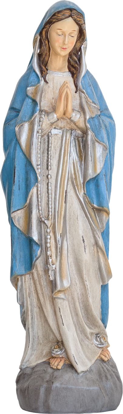 Aubaho Skulptur Madonna 49cm Heiligenfigur Maria Figur Statue Antik-Stil