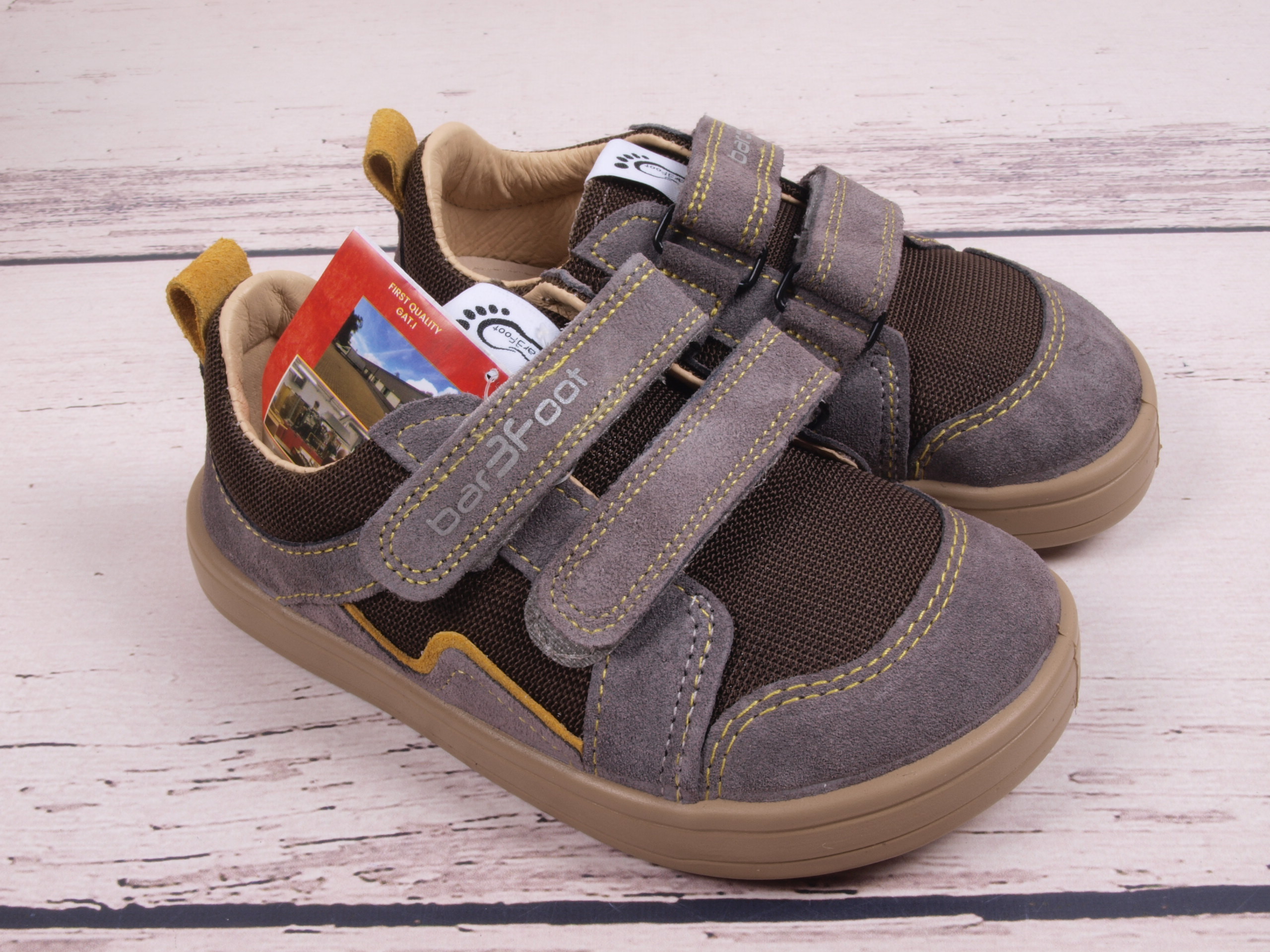 Schuhe 3F Cross Dakota 4BC19/H51 hydrophobe bar3foot super flexi grau barfuß