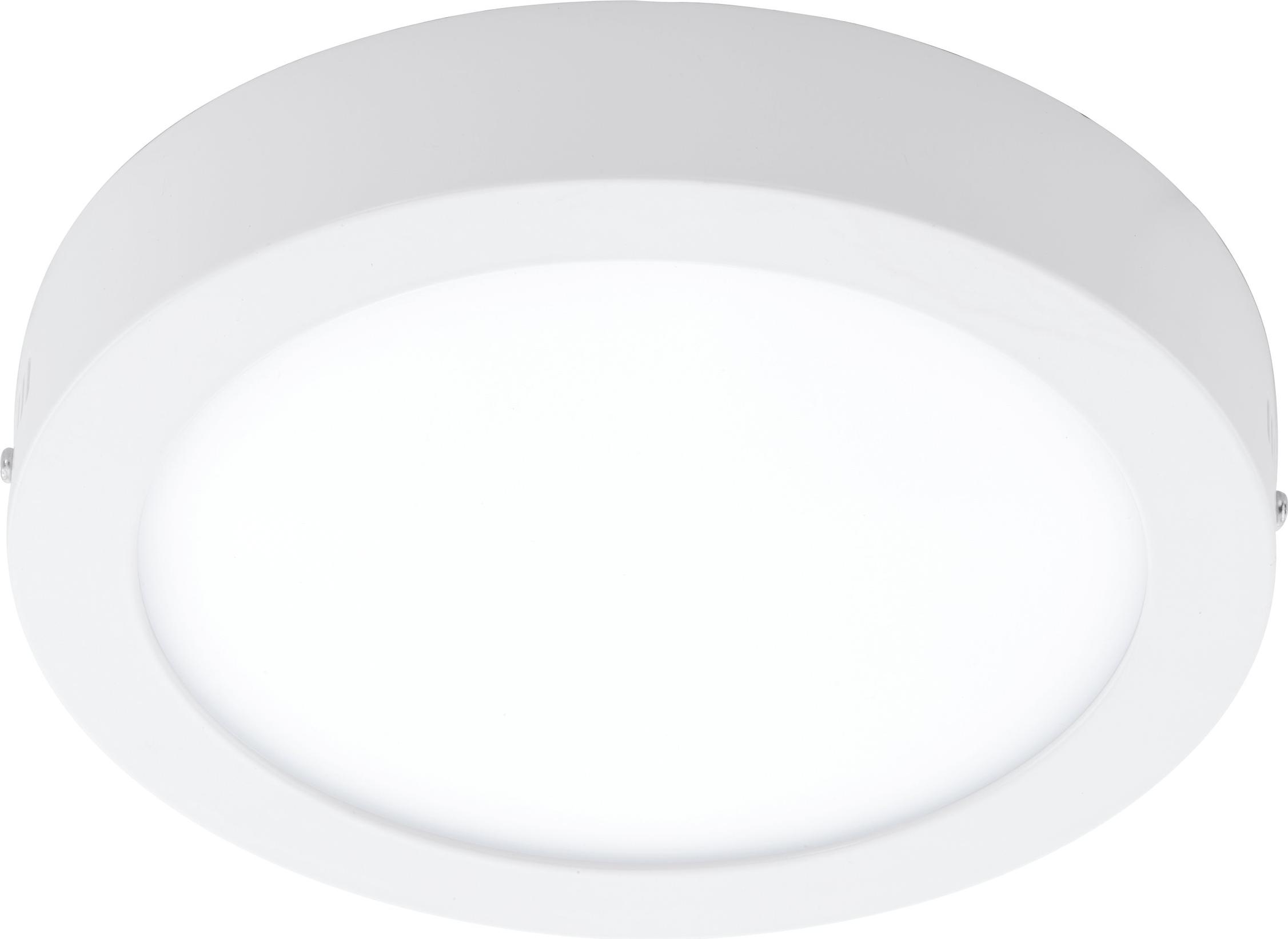 EGLO connect LED Deckenleuchte Fueva-C, Smart Home Deckenlampe, Ø: 22,5 cm, Flurlampe, Bürolampe, dimmbar, Weißtöne und Farben einstellbar 33315