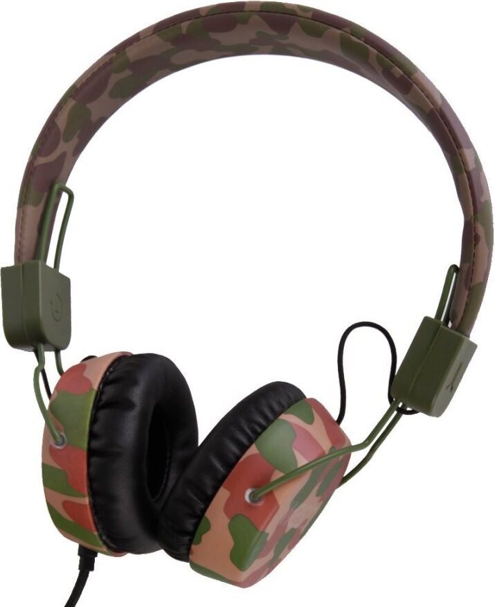 PISTON On-Ear slúchadlá Camouflage + kryt pre iPhone 5/5S/SE