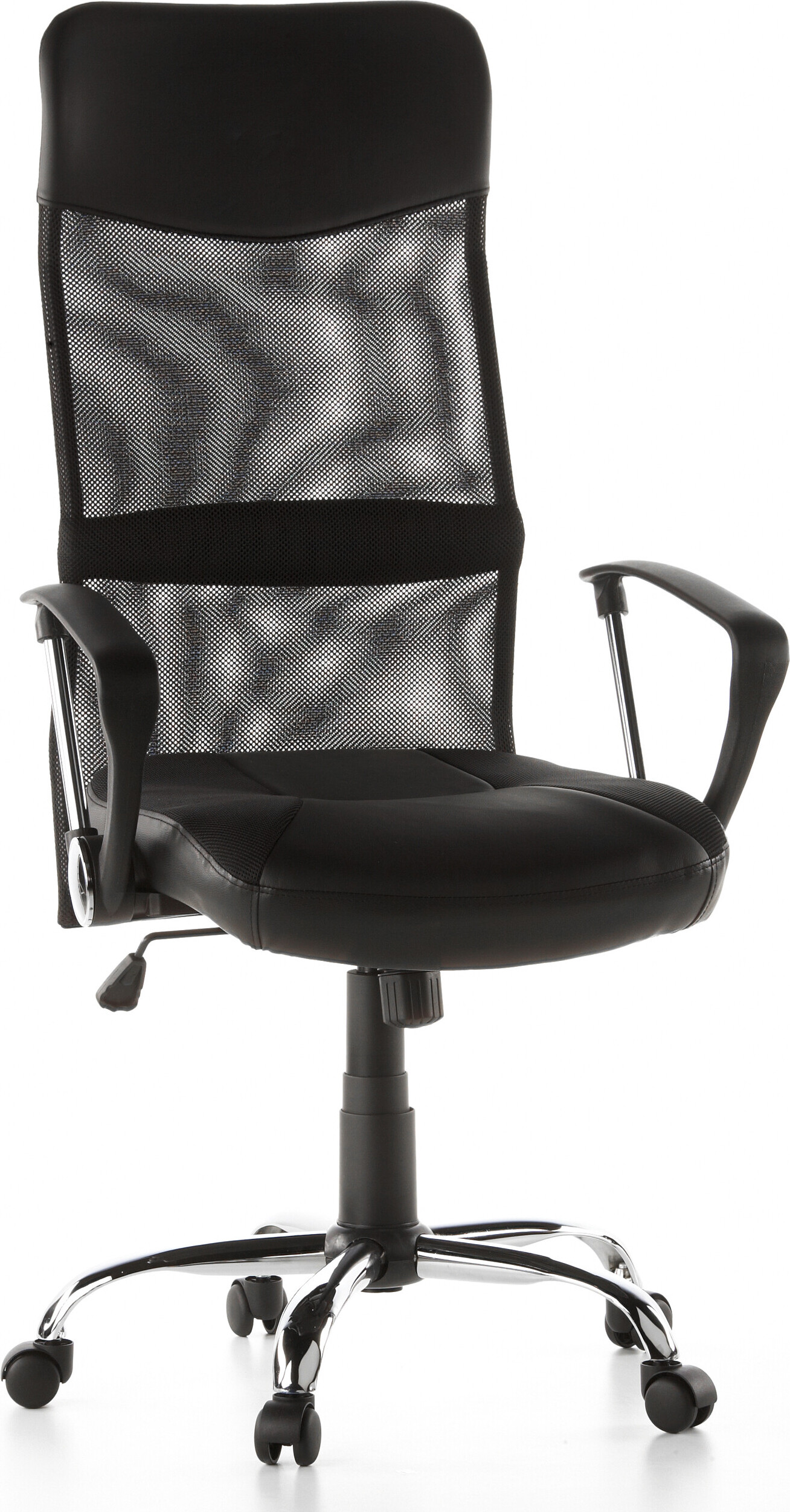 hjh OFFICE Home Office Executive chair ARTON 20 umelá koža/sieťovina Výškovo nastaviteľná počítačová stolička, kancelárska stolička s podrúčkami