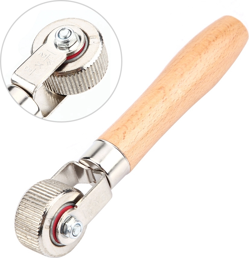 Cocosity Flicken Reifenreparaturwerkzeug, Reifenlagerrolle, hölzernes Walzenlagerwerkzeug, Walzenrohrstichpanne, Radwalzenpannenwerkzeug, Walzenlagerwerkzeug