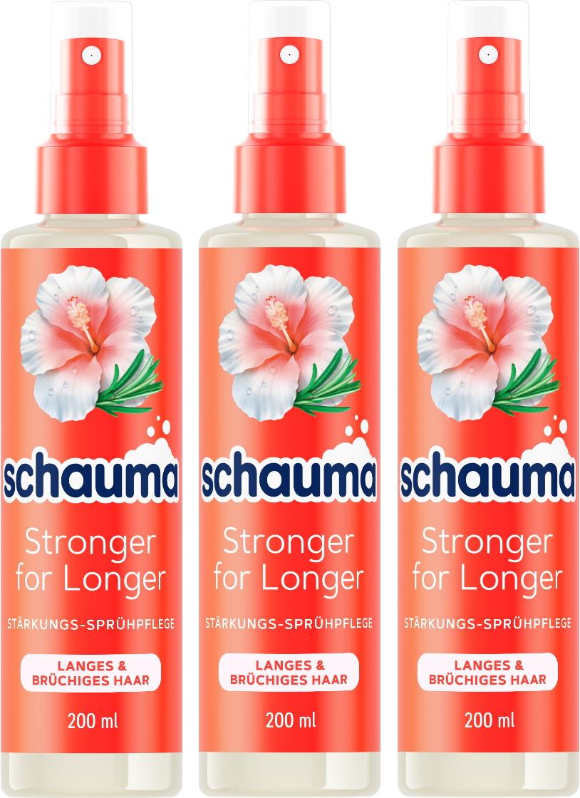 SCHAUMA Sprühpflege Stronger for Longer, 3x 200ml