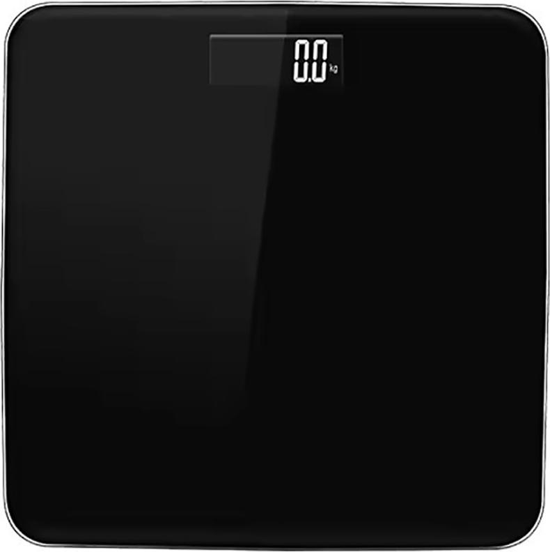 INF Intelligente Waage mit Sprachausgabe - Genaue Ergebnisse Schwarz 383658