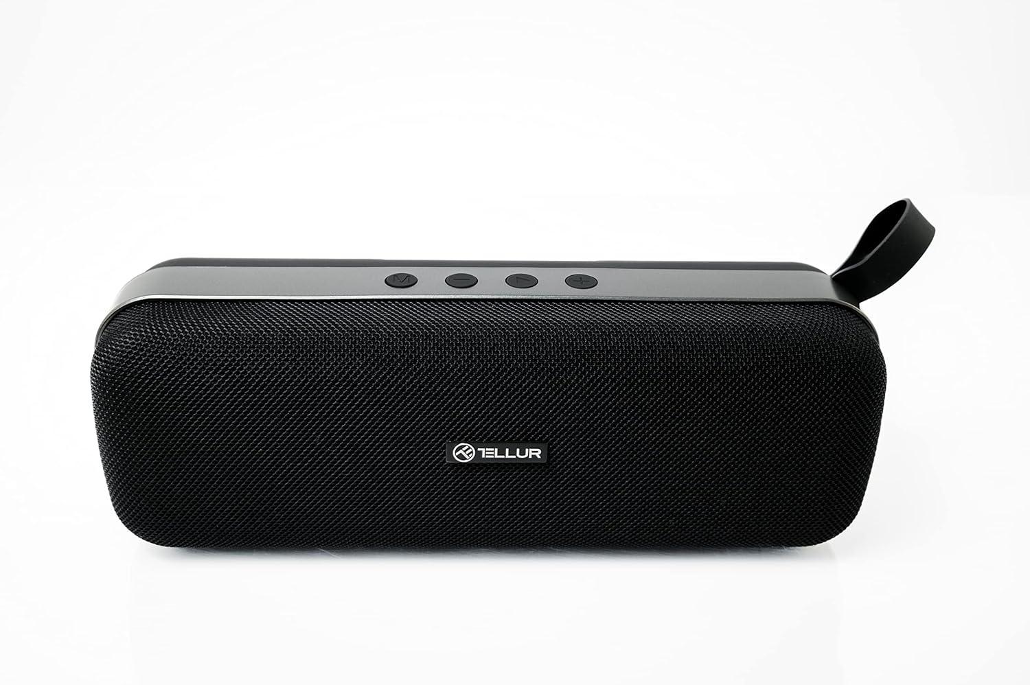 Loop 10W, kompaktný jukebox s pravým bezdrôtovým stereom, rádiový reproduktor Bluetooth 5.0, funkcia hands-free, USB, slot MicroSD/TF, zásuvka AUX 3,5 mm