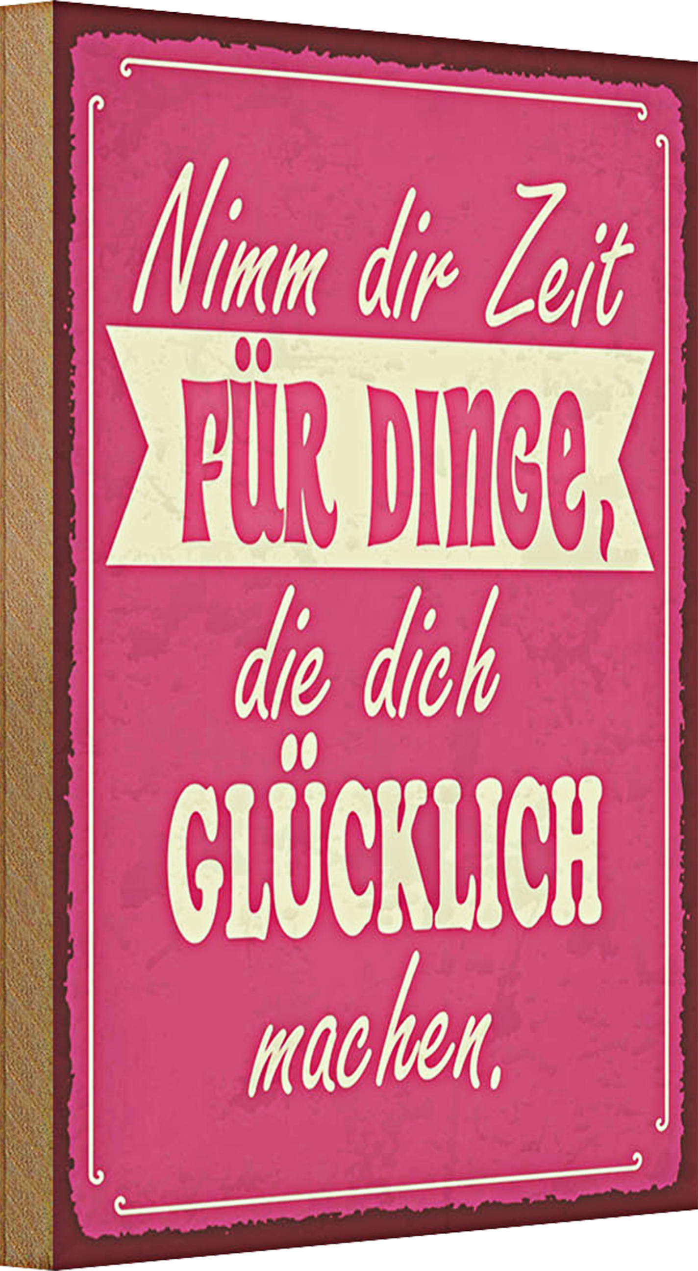Roomando Holzschild Spruch 30x20cm mein Naherholungsgebiet Garten