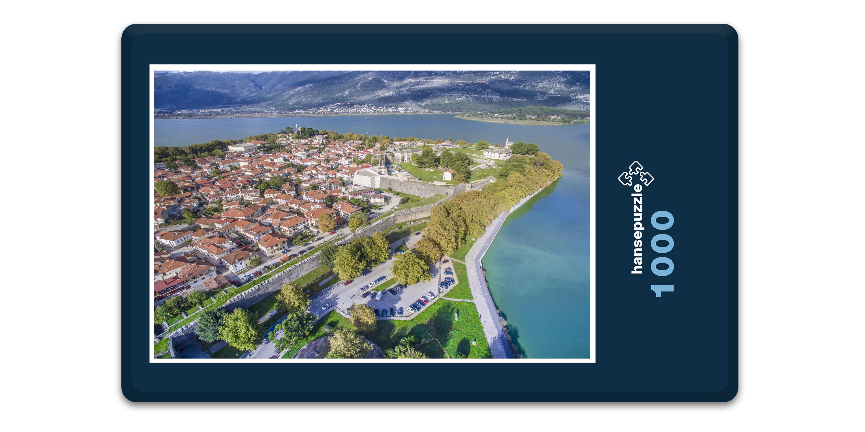 hansepuzzle 15253 - Ioannina Puzzle, 1000 Teile, Orte, 60,0 x 46,0cm mit hochwertiger Aufbewahrung, Kartonbox und wiederverschließbarem Beutel
