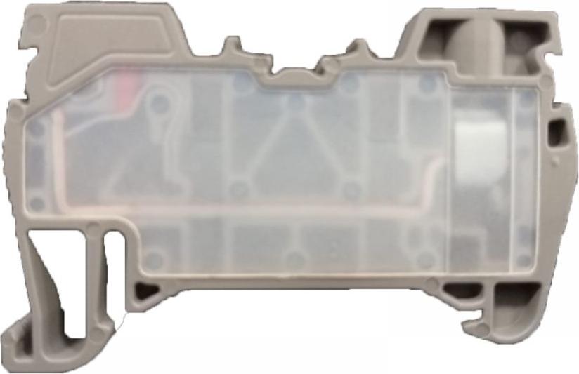 ONKA 2,5mm2 Hybrid-Schraub-/Federschienen-Klemmenblock Klemmenblock DIN-Schienen-Klemmenblock 2-adrig grau, 1040002