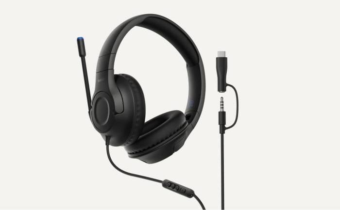 Slúchadlá, Belkin Inspire, s káblom, detské slúchadlá, obmedzenie hlasitosti 85 dB, kompatibilné s Nintendo Switch 2, čierne