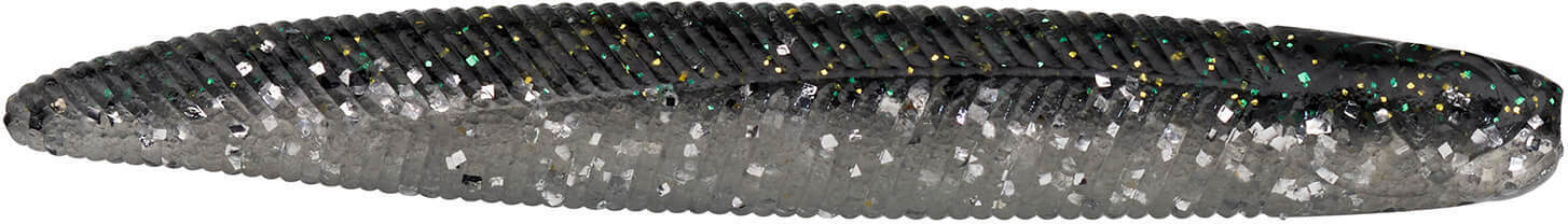 Illex Yammy Fish 3" 7,1cm NED Gummiwurm Dark Thunder Clear Silver IL-YM3