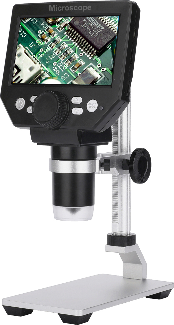 Cocosity G1000 Digitales Elektronenmikroskop 4,3 Zoll große Basis LCD-Display 10MP 1-1000X kontinuierliche Verstärkung Lupe
