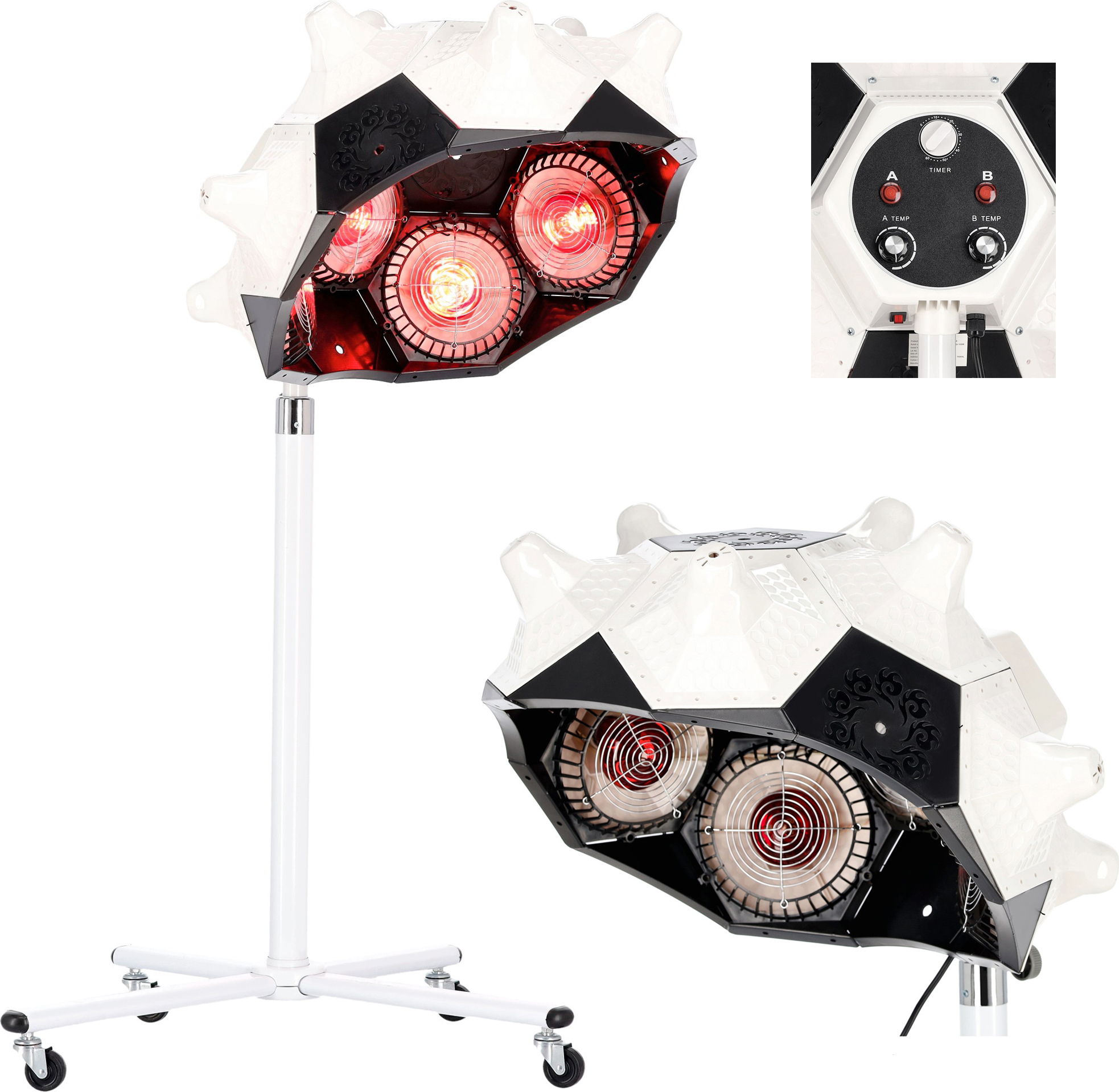 Calissimo Friseur Infrazone Färbung Haarpflege YC-818-WHITE