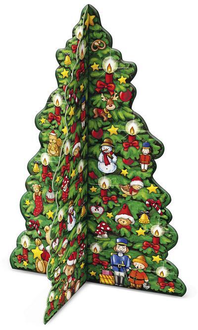 Adventný kalendár \"Farebný vianočný stromček\"""