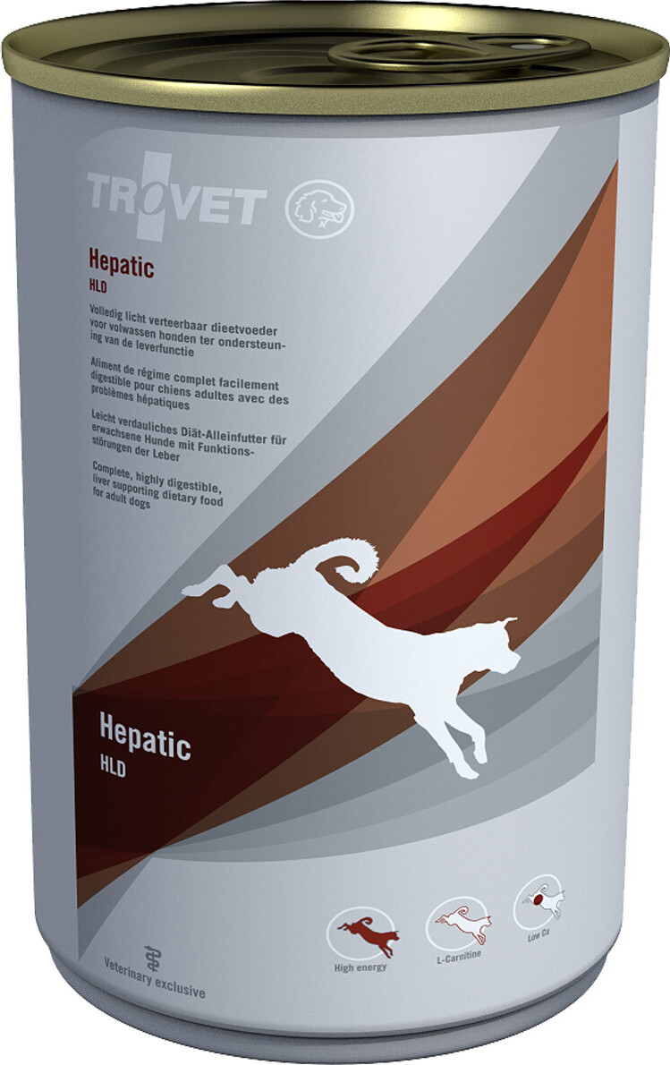 Trovet Hepatic HLD 6x400 g | Nassfutter für Hunde | Leberfunktion 55952.5