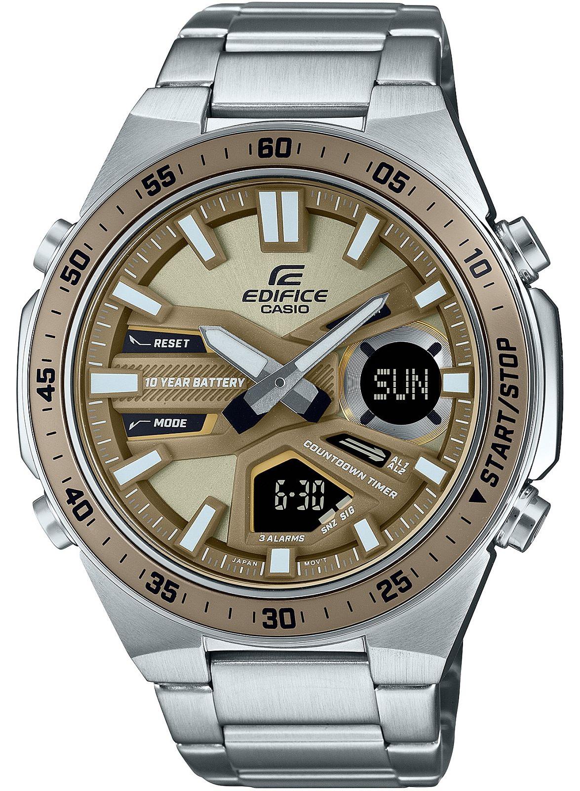 CASIO Edifice Pánske Strieborné Casio-EFV-C110D-5AVEF