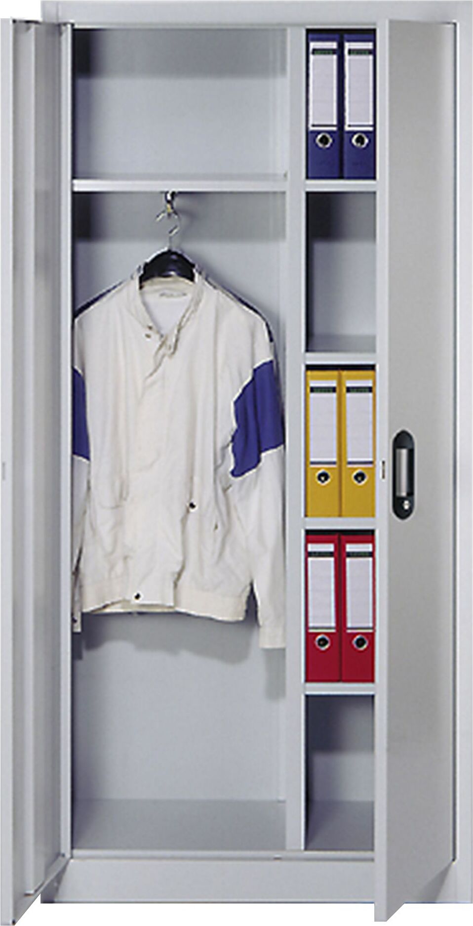 C und P C+P Lehrerschrank "Serie 900", Clowngrün (RAL 110 80 60), Lichtgrau (RAL 7035) 9260-30