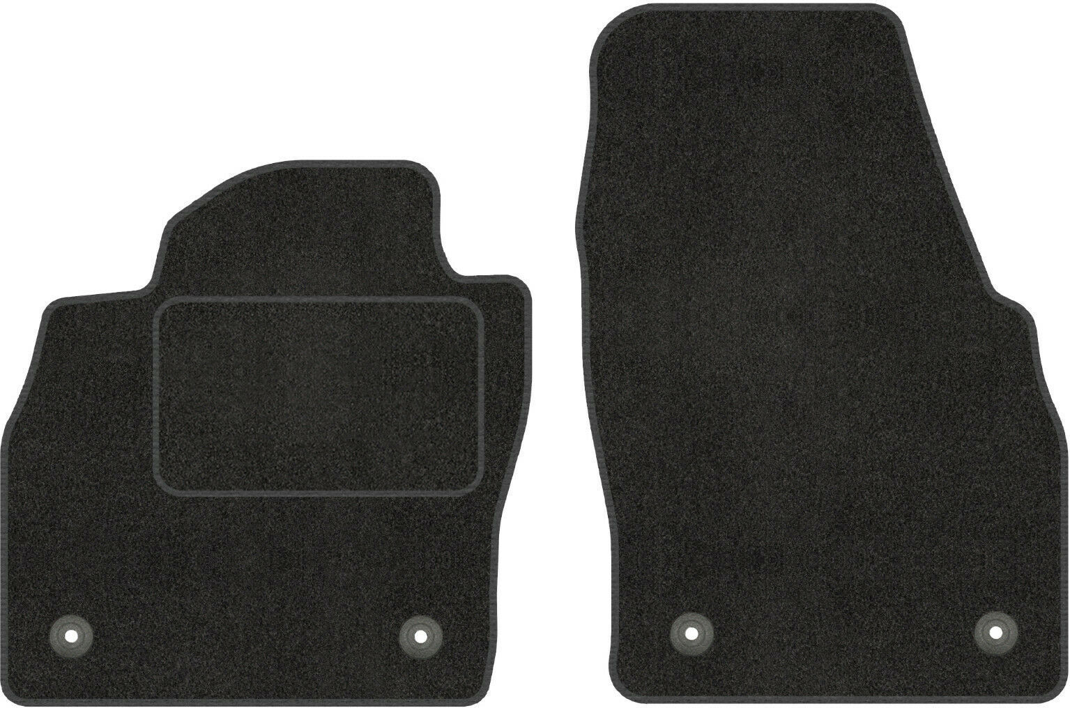 Set 4 Tappetini moto-MOLTICO per Skoda Kamiq 2019+ Velluto Blu