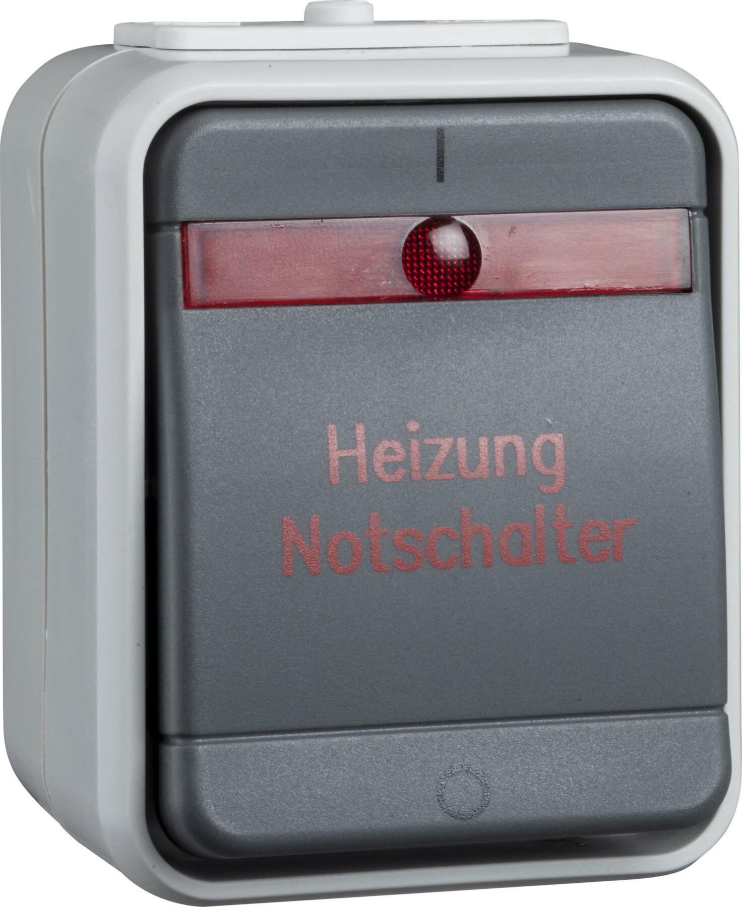 Elso Schneider Electric Heizungsnotschalter 441229 2p. 10A AquaTop licht/basaltgrau