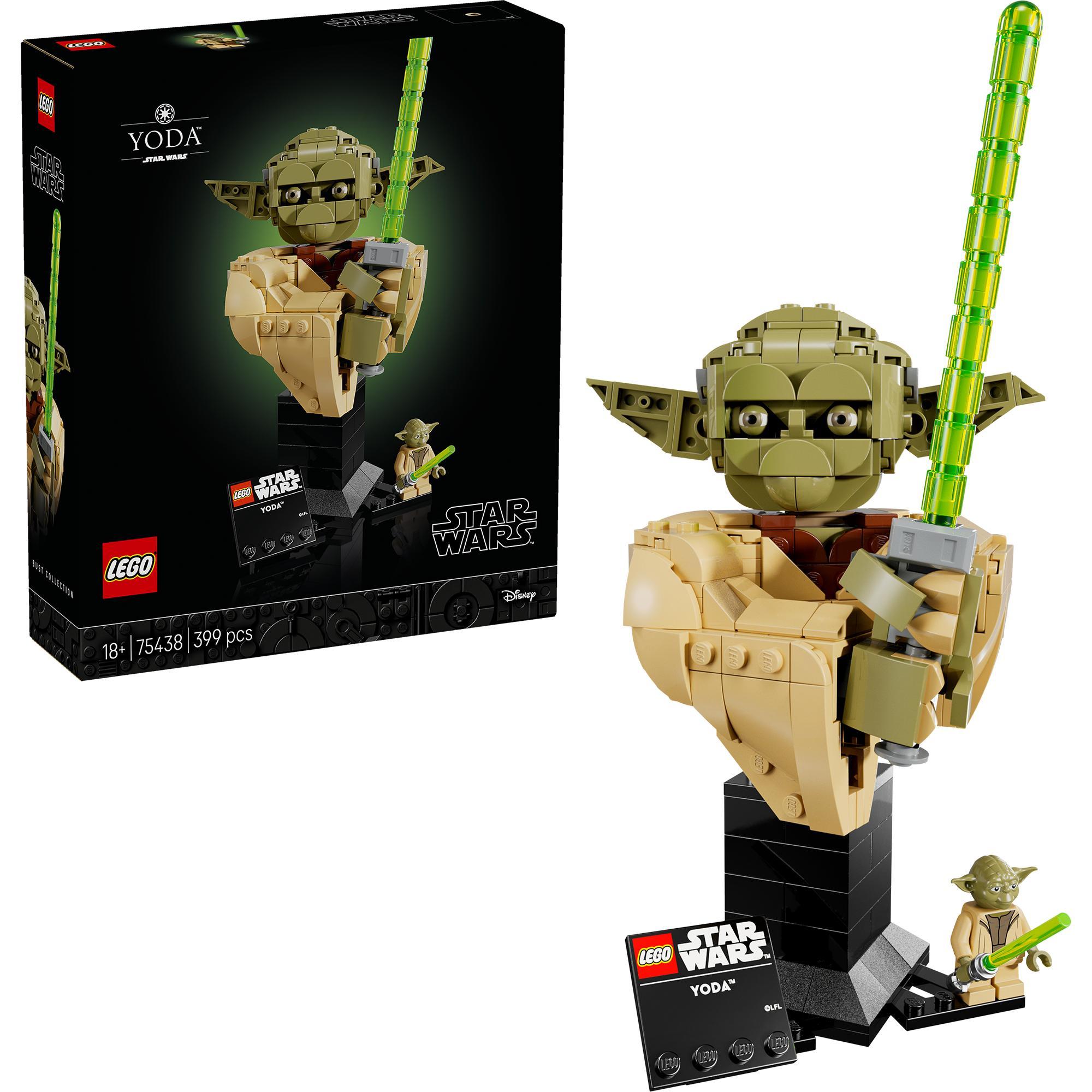 LEGO Star Wars Busta Yodu, Stavebnica, 18 rok / roky, Plast, 399 kusov, 428 g