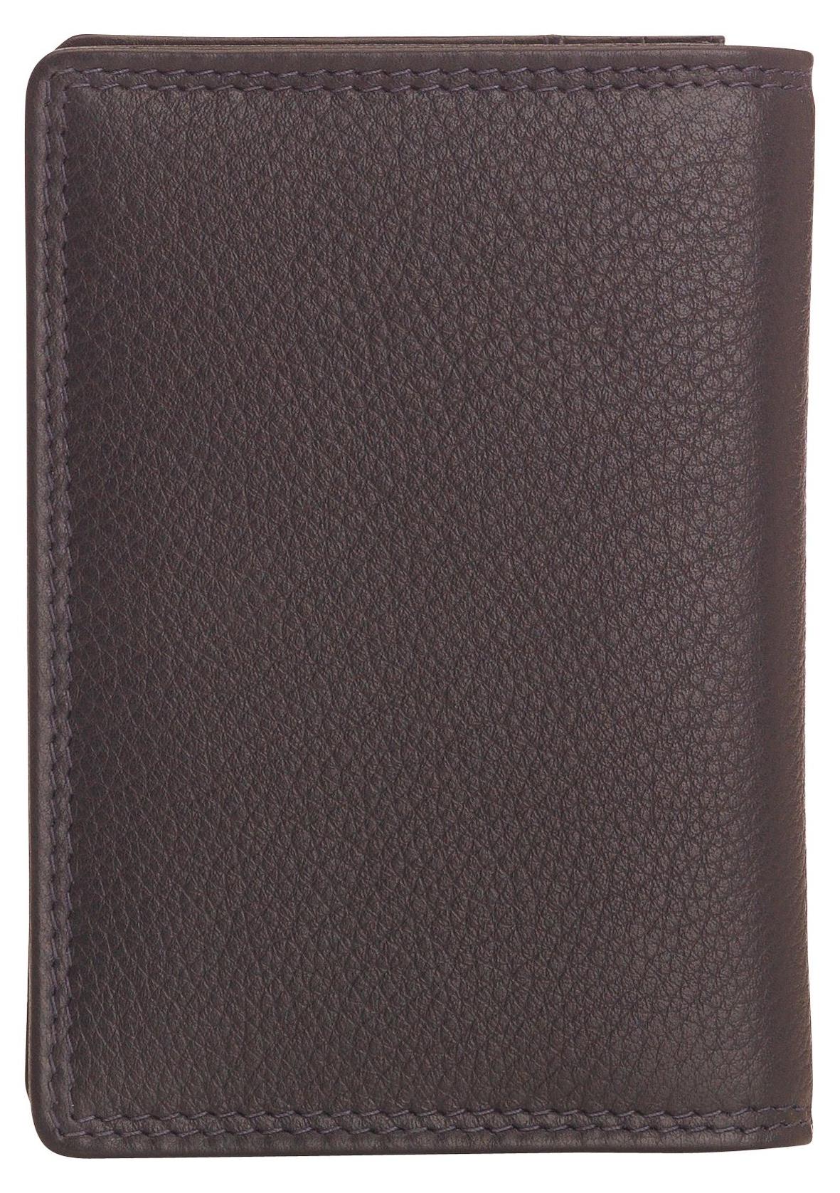 Josephine Osthoff Handtaschen-Manufaktur Josephine Osthoff Visitenkartenetui Ausweisetui Personalausweis Ausweishülle Leder Damen Ausweistasche Herren passport cover RFID-Schutz ohne Münzfach (841) 84150