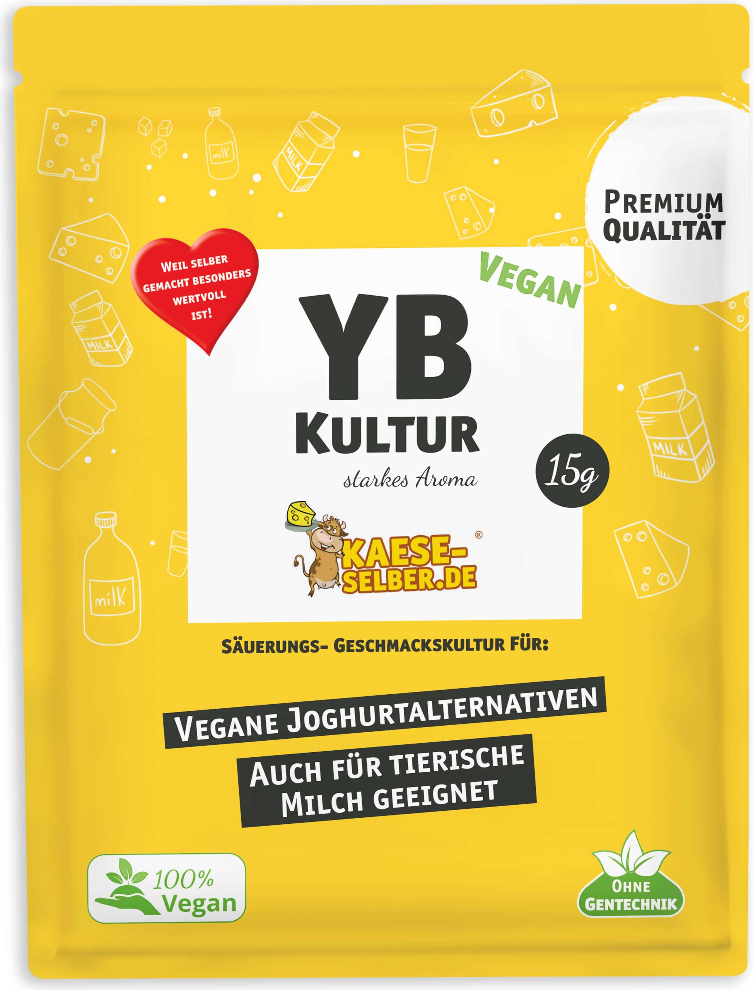 KAESE SELBER YB Vegan Jogurdkultur - starkes Aroma