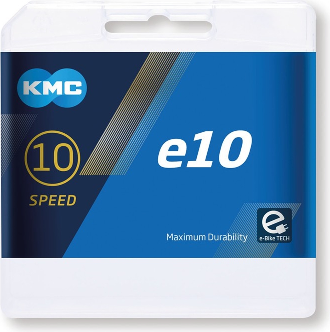 KMC E10 EPT E-Bike Chain Grey - Designed For Mid-Motor Electric Bikes