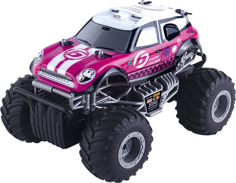 Jollity Works Ferngesteuerter Monster Truck 1:16 - Schnelles RC-Fahrzeug Pink PRX-70-Pink