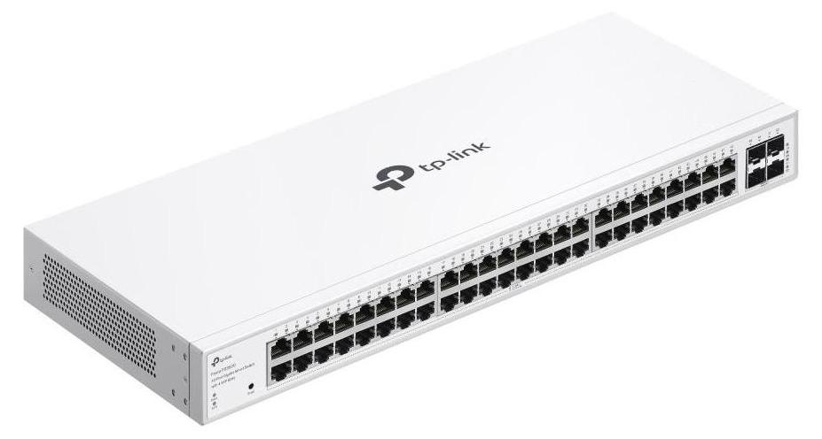 TP-Link 48-Port Gigabit Smart Switch mit 4 SFP-Slots, lüfterlos, Cloud-verwaltet