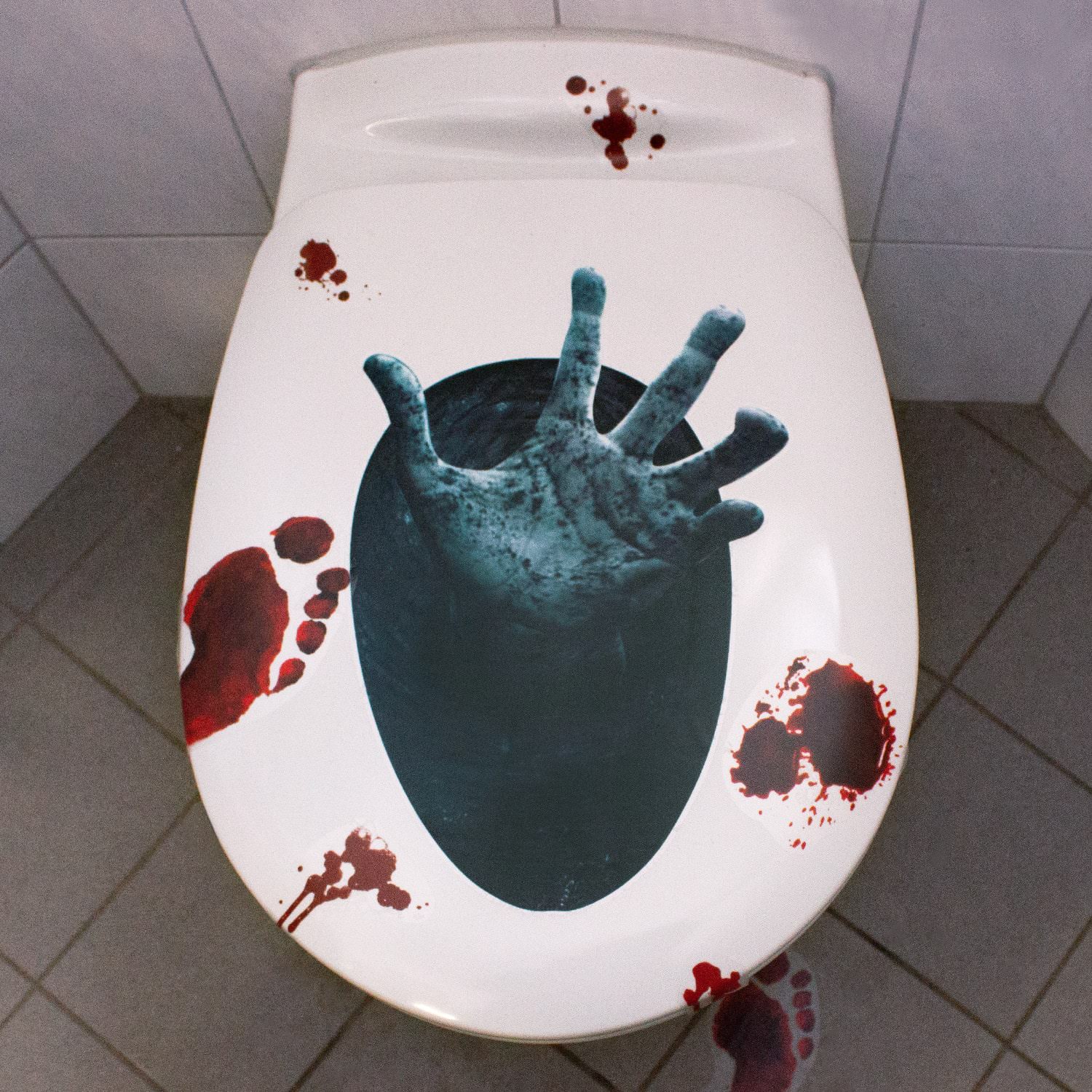 WC Deckel Aufkleber Halloween Toiletten Sticker