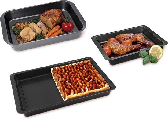 OEM Backen- und Braten-Set, 41 x 16,5 x 6 cm + 42 x 29 x 4 cm Metall-Backen-Set 2026