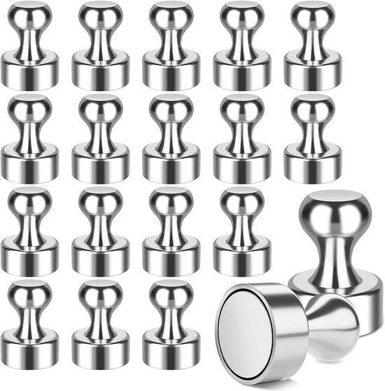 OEM 24 Stück 12 x 16 mm Magnete mit Aufbewahrungsbox, extra starke Neodym-Magnete, starke Magnete, Kühlschrankmagnete, Pinnwandmagnete für Magnettafeln, Lochplatten und Kühlschränke 2026