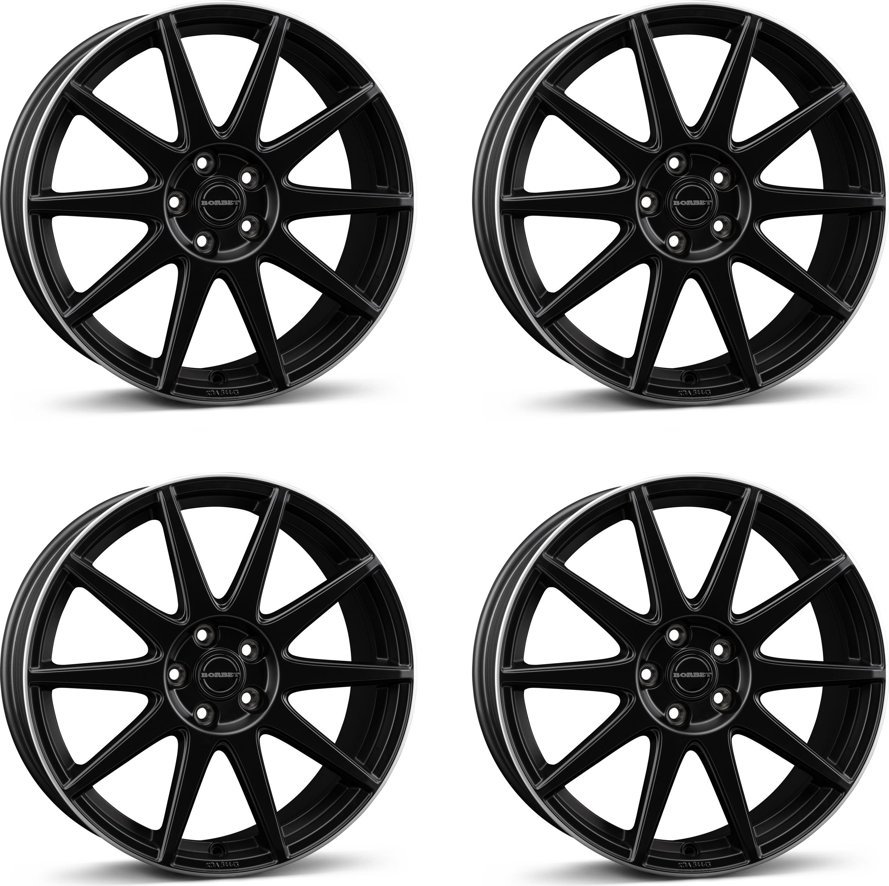 4 Borbet Felgen GTX 8.0x19 ET42 5x108 SWMSIL für Jaguar E-Pace F-Pace I-Pace XE XF 5x108 SWMSIL für Jaguar E-Pace F-Pace I-Pace XE XF 4-GTX 80942108572,5BMRS