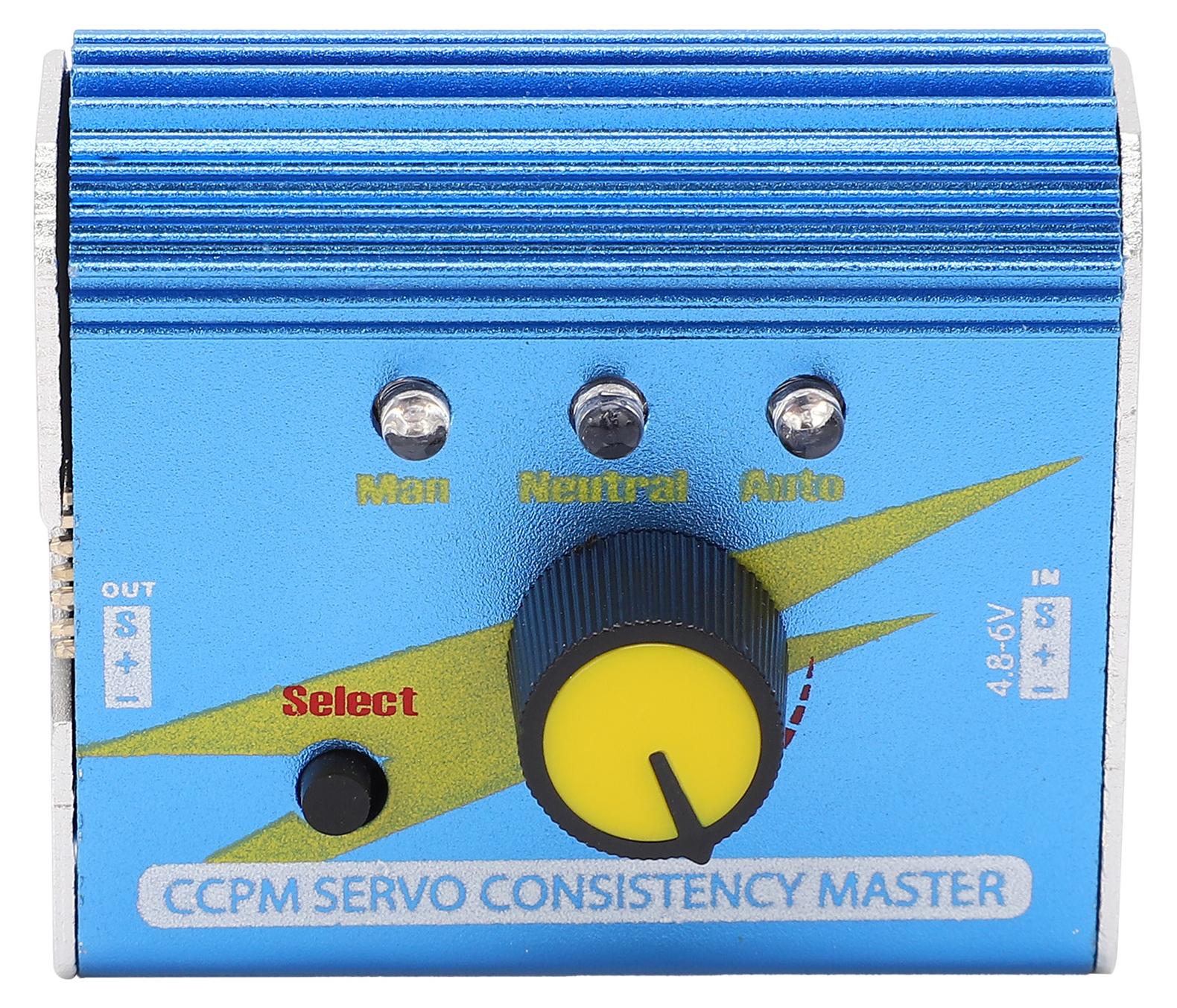 TWO TREES ESC Servo Tester CCPM Servo Consistency Master mit 3-Gang-Anzeigeleuchte für RC-Flugzeuge