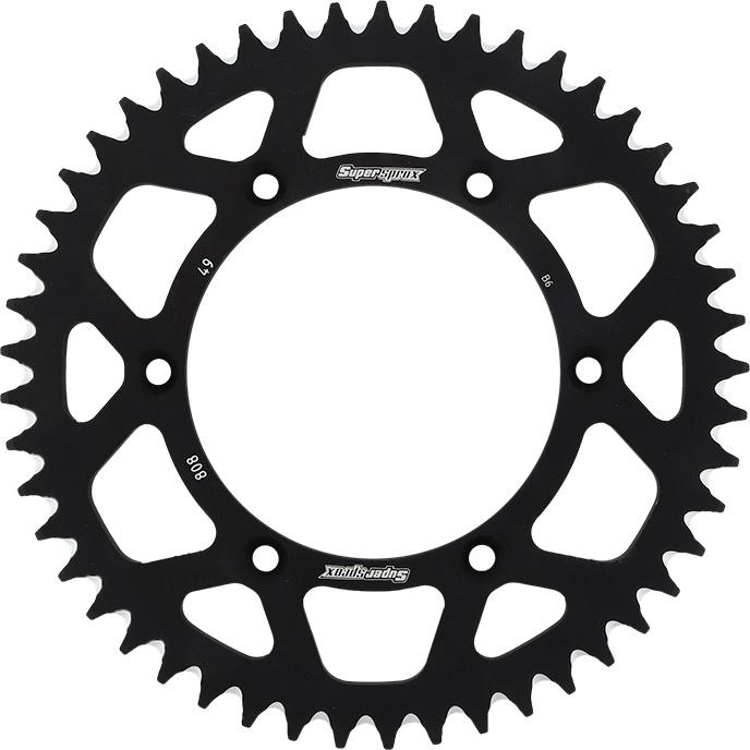 ItalyRacing 7075-T6 Aluminium Heckgetriebe (Ergal) 808 49 Für Suzuki Rm/Rmz (Jtr808.49) Farbe Schwarz RAL-808:49-BLK